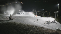 Horní část sjezdovky skiareálu Hlubočky