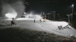 Horní část sjezdovky skiareálu Hlubočky