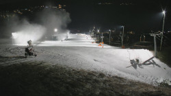 Horní část sjezdovky skiareálu Hlubočky