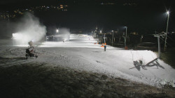 Horní část sjezdovky skiareálu Hlubočky