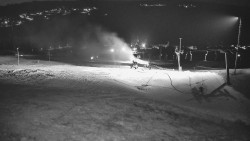 Horní část sjezdovky skiareálu Hlubočky