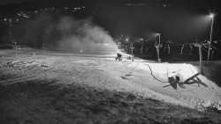 Horní část sjezdovky skiareálu Hlubočky