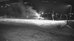 Horní část sjezdovky skiareálu Hlubočky