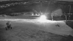 Horní část sjezdovky skiareálu Hlubočky