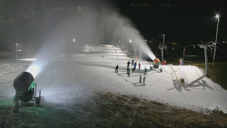 Horní část sjezdovky skiareálu Hlubočky