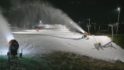 Horní část sjezdovky skiareálu Hlubočky