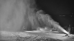 Horní část sjezdovky skiareálu Hlubočky