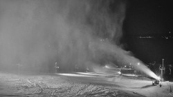 Horní část sjezdovky skiareálu Hlubočky