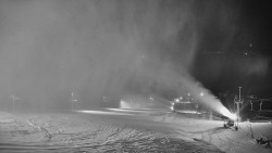 Horní část sjezdovky skiareálu Hlubočky