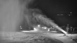 Horní část sjezdovky skiareálu Hlubočky