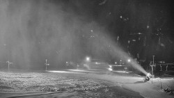 Horní část sjezdovky skiareálu Hlubočky