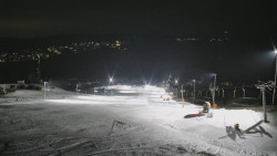 Horní část sjezdovky skiareálu Hlubočky