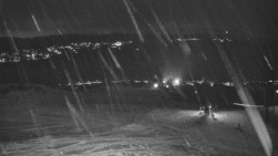 Horní část sjezdovky skiareálu Hlubočky