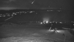 Horní část sjezdovky skiareálu Hlubočky