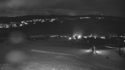 Horní část sjezdovky skiareálu Hlubočky