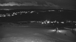 Horní část sjezdovky skiareálu Hlubočky