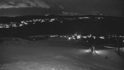 Horní část sjezdovky skiareálu Hlubočky