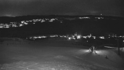 Horní část sjezdovky skiareálu Hlubočky