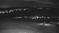 Horní část sjezdovky skiareálu Hlubočky