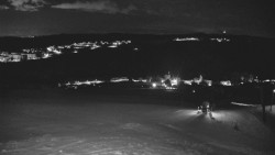 Horní část sjezdovky skiareálu Hlubočky