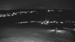 Horní část sjezdovky skiareálu Hlubočky