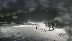 Horní část sjezdovky skiareálu Hlubočky