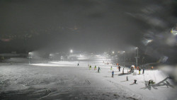 Horní část sjezdovky skiareálu Hlubočky