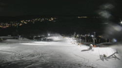 Horní část sjezdovky skiareálu Hlubočky