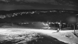 Horní část sjezdovky skiareálu Hlubočky