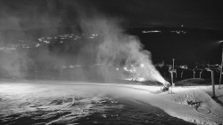 Horní část sjezdovky skiareálu Hlubočky