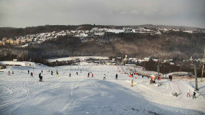 Skiareál Hlubočky - Horní část sjezdovky skiareálu Hlubočky - 31.12.2025 v 10:25 Skiareál Hlubočky - Horní část sjezdovky skiareálu Hlubočky - 31.12.2025 v 10:25