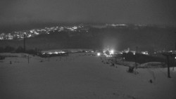 Horní část sjezdovky skiareálu Hlubočky