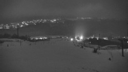 Horní část sjezdovky skiareálu Hlubočky