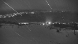 Horní část sjezdovky skiareálu Hlubočky