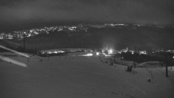 Horní část sjezdovky skiareálu Hlubočky