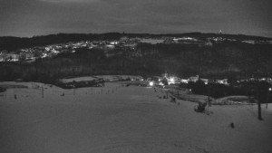 Skiareál Hlubočky - Horní část sjezdovky skiareálu Hlubočky - 2.1.2026 v 01:50 Skiareál Hlubočky - Horní část sjezdovky skiareálu Hlubočky - 2.1.2026 v 01:50