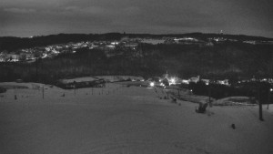 Skiareál Hlubočky - Horní část sjezdovky skiareálu Hlubočky - 2.1.2026 v 02:10 Skiareál Hlubočky - Horní část sjezdovky skiareálu Hlubočky - 2.1.2026 v 02:10