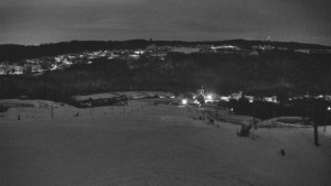 Skiareál Hlubočky - Horní část sjezdovky skiareálu Hlubočky - 2.1.2026 v 02:25 Skiareál Hlubočky - Horní část sjezdovky skiareálu Hlubočky - 2.1.2026 v 02:25