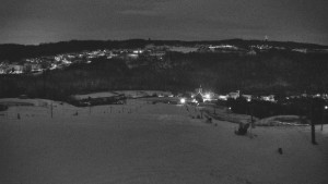 Skiareál Hlubočky - Horní část sjezdovky skiareálu Hlubočky - 2.1.2026 v 03:30 Skiareál Hlubočky - Horní část sjezdovky skiareálu Hlubočky - 2.1.2026 v 03:30