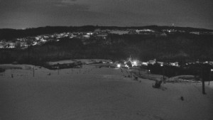 Skiareál Hlubočky - Horní část sjezdovky skiareálu Hlubočky - 2.1.2026 v 03:35 Skiareál Hlubočky - Horní část sjezdovky skiareálu Hlubočky - 2.1.2026 v 03:35