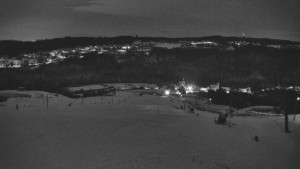 Skiareál Hlubočky - Horní část sjezdovky skiareálu Hlubočky - 2.1.2026 v 03:40 Skiareál Hlubočky - Horní část sjezdovky skiareálu Hlubočky - 2.1.2026 v 03:40