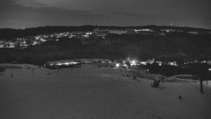 Skiareál Hlubočky - Horní část sjezdovky skiareálu Hlubočky - 2.1.2026 v 03:50 Skiareál Hlubočky - Horní část sjezdovky skiareálu Hlubočky - 2.1.2026 v 03:50