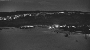 Skiareál Hlubočky - Horní část sjezdovky skiareálu Hlubočky - 2.1.2026 v 04:10 Skiareál Hlubočky - Horní část sjezdovky skiareálu Hlubočky - 2.1.2026 v 04:10