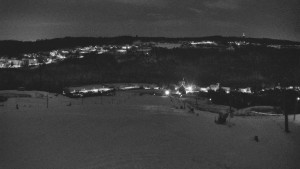 Skiareál Hlubočky - Horní část sjezdovky skiareálu Hlubočky - 2.1.2026 v 05:00 Skiareál Hlubočky - Horní část sjezdovky skiareálu Hlubočky - 2.1.2026 v 05:00