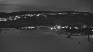 Skiareál Hlubočky - Horní část sjezdovky skiareálu Hlubočky - 2.1.2026 v 05:25 Skiareál Hlubočky - Horní část sjezdovky skiareálu Hlubočky - 2.1.2026 v 05:25