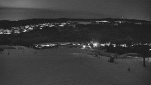 Skiareál Hlubočky - Horní část sjezdovky skiareálu Hlubočky - 2.1.2026 v 05:30 Skiareál Hlubočky - Horní část sjezdovky skiareálu Hlubočky - 2.1.2026 v 05:30