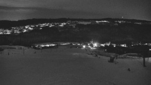 Skiareál Hlubočky - Horní část sjezdovky skiareálu Hlubočky - 2.1.2026 v 05:35 Skiareál Hlubočky - Horní část sjezdovky skiareálu Hlubočky - 2.1.2026 v 05:35