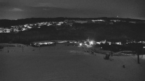 Skiareál Hlubočky - Horní část sjezdovky skiareálu Hlubočky - 2.1.2026 v 05:40 Skiareál Hlubočky - Horní část sjezdovky skiareálu Hlubočky - 2.1.2026 v 05:40