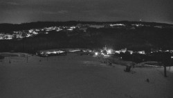 Horní část sjezdovky skiareálu Hlubočky