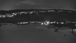 Skiareál Hlubočky - Horní část sjezdovky skiareálu Hlubočky - 2.1.2026 v 05:50 Skiareál Hlubočky - Horní část sjezdovky skiareálu Hlubočky - 2.1.2026 v 05:50